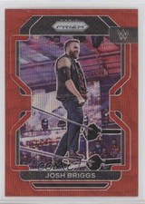 2022 Panini Prizm WWE Ruby Wave Prizm Josh Briggs #177 0b5