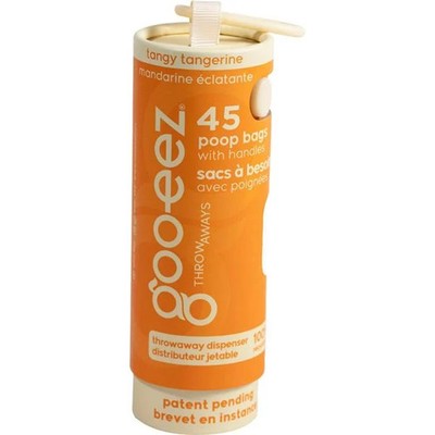 GZ3028 TAN01OS Compact Eco-Friendly Poop Bag with Dispenser Tangy Tangerine -...
