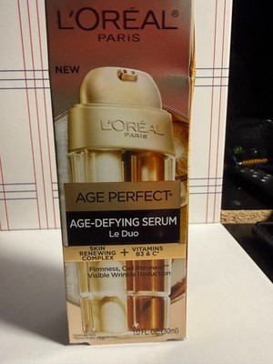 L'OREAL AGE PERFECT Age-Defying Serum Le Duo, 1 fl oz / 30Ml NEW IN BOX