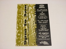 ODYSSEY 3D NRG PRODUCTIONS OLDSKOOL HARDCORE RAVE FLYER MAR 92 BRUNEL ROOMS GOOD