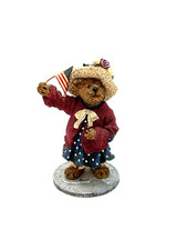 Boyds Bear "Eleanore Bearsevelt God Bless America  Resin Style 227789