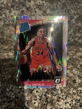 Wendell Carter Jr. 2018-19 Donruss Optic SHOCK HOLO PRIZM Rookie Card RC #170. rookie card picture