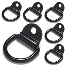 Heavy Duty Steel D Rings Tie Down Anchors Hooks 8mm Diameter D-ring Strength...