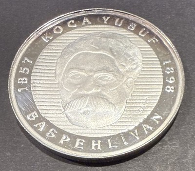 2001 Turkey 7500000 Lira Silver Coin KM1142 Proof | eBay