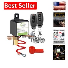 Remote Battery Disconnect Switch 12v, 250A, Upgrade Prevent Battery Drain, Di...
