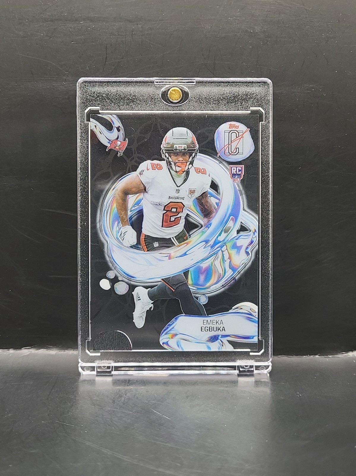 Emeka Egbuka 2025 Topps Signature Class #FL-16 Fluidity Rookie SP RC
