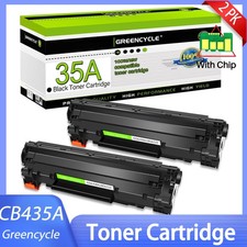 2 Pack CB435A 435A 35A Black Toner for HP LaserJet P1005 P1006 P1007 P1008 P1009