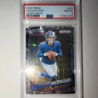 Panini 2025 Prizm Lazer Prizm Rookie Jaxson Dart #332 PSA 8 Giants