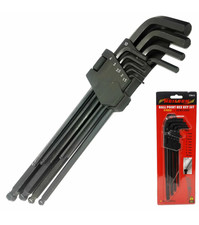 Neilsen 9 St&uuml;ck extra lang metrisch Kugelspitze Sechskant-Inbusschl&uuml;ssel-Set 1,5 - 10 mm CT0615