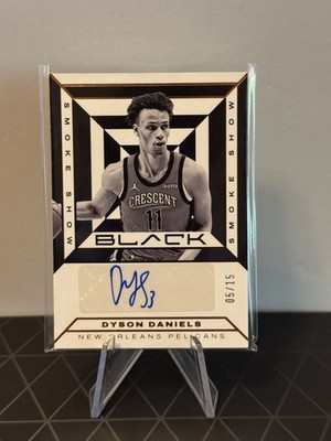 2023-24 Panini Black Smoke Show Signatures Copper 5/15 Dyson Daniels Auto