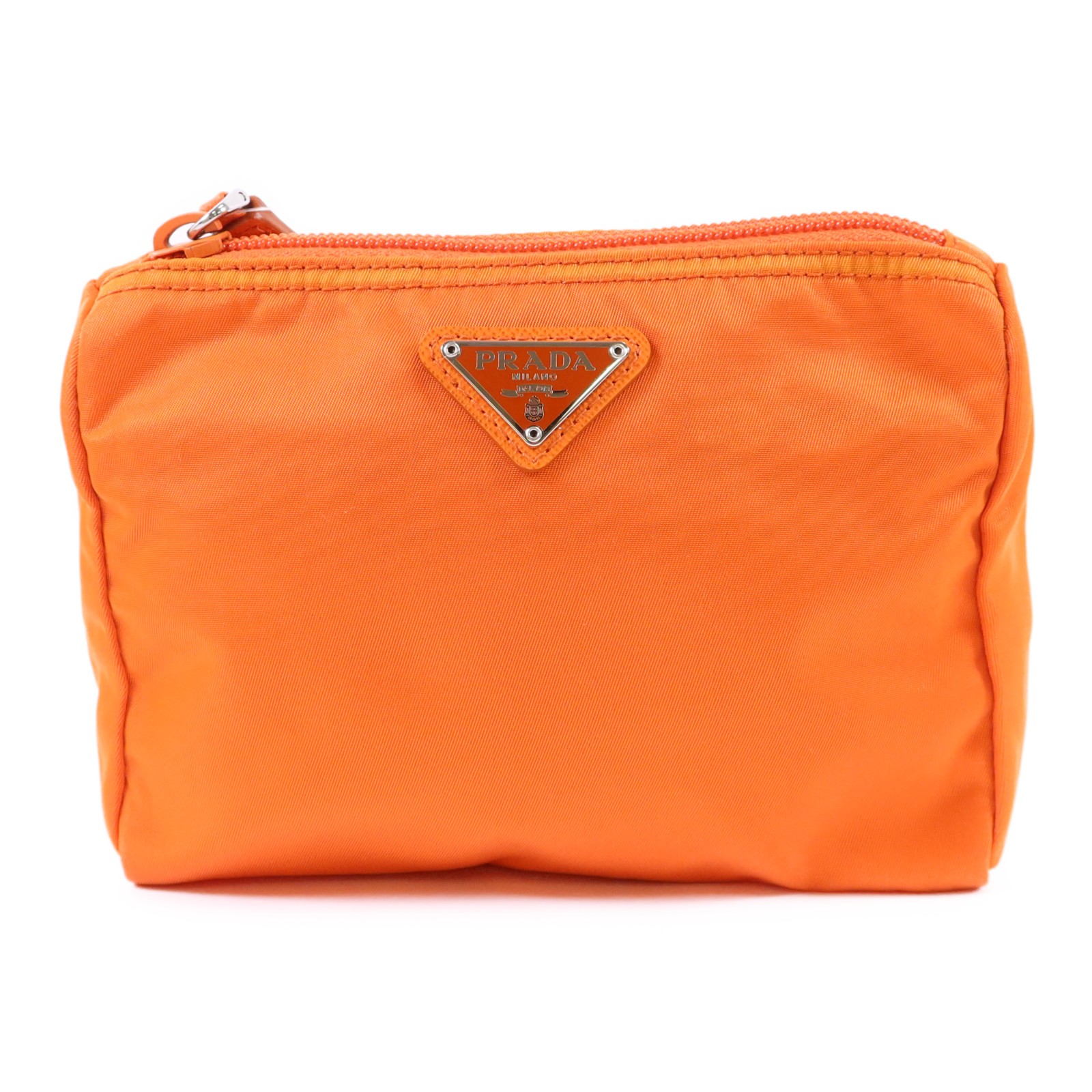 PRADA SHW Pouch Nylon Orange