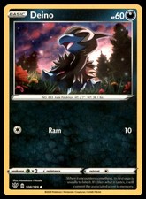 Deino 108/189 Common Darkness Ablaze Pokemon NM
