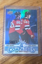 2025-26 Upper Deck Series 1 - Compadres Jack Hughes, Luke Hughes #CM-5