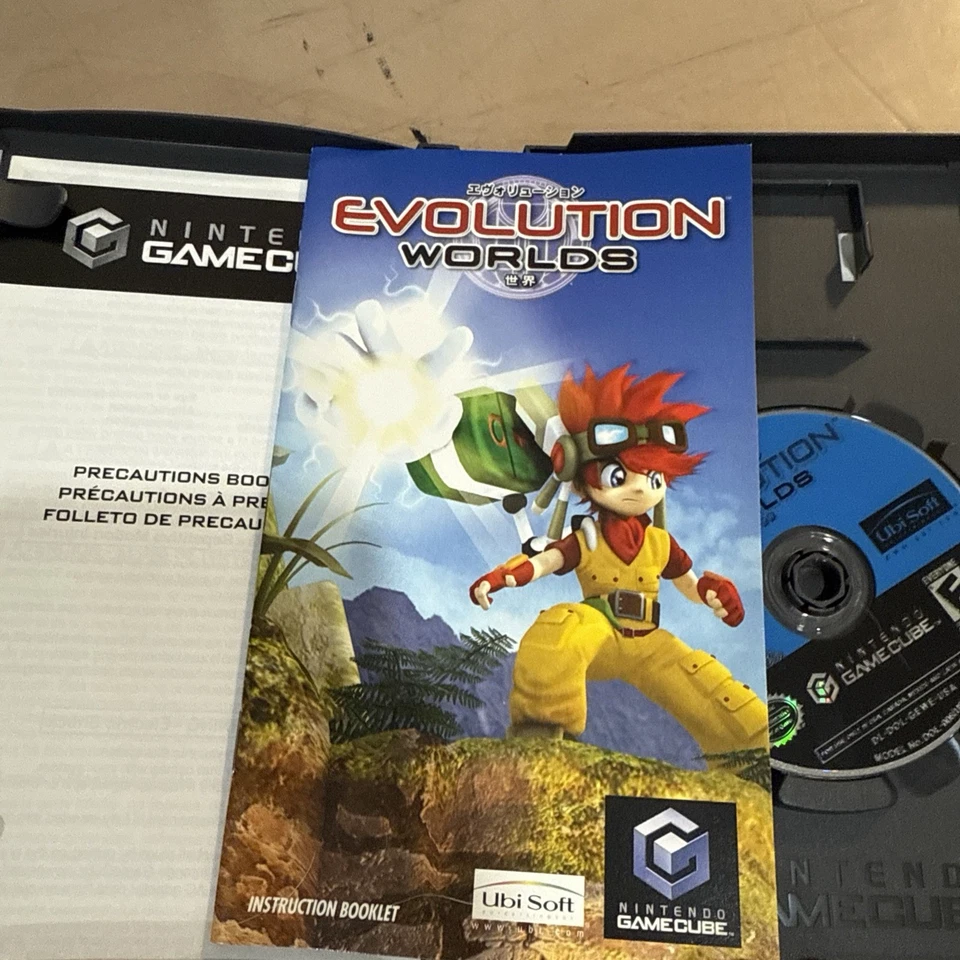 Evolution Worlds (Nintendo GameCube, 2002) CIB con tarjeta de registro. Foto 4 de 4