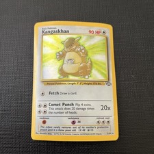 1995 kangaskhan pokemon card value Kangaskhan 1999 Jungle #21/64 Unlimited Price Guide