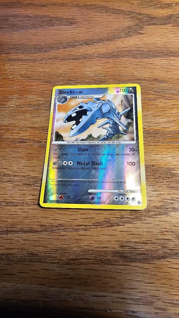 NM Steelix LV.50 Reverse Holo 38/130 Diamond and Pearl Pokemon Card