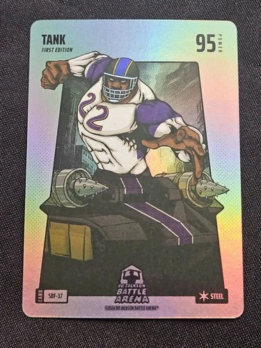 2024 Bo Jackson Battle Arena Tank Steel Silver Battlefoil #SBF-37