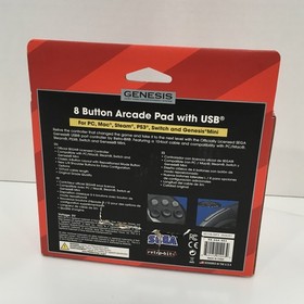 Classic SEGA Genesis Gamepad &ndash;USB for PlayStation PS3, Nintendo Switch Brand New
