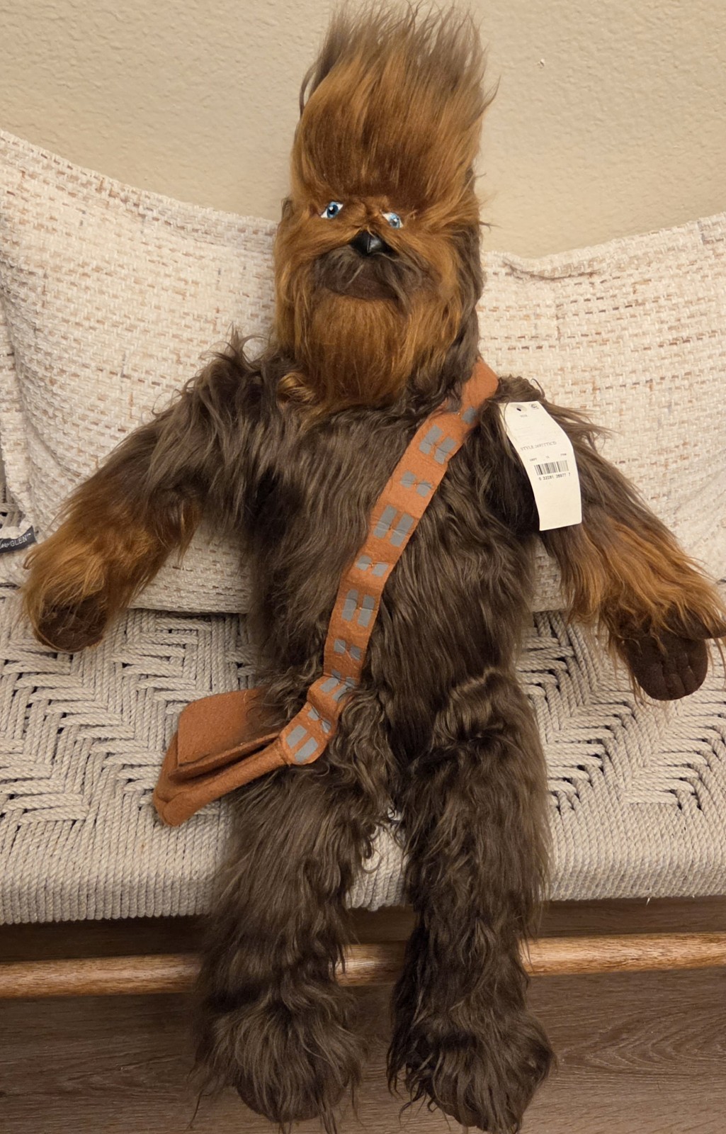 Star Wars Chewbacca 23" Large Plush Jay Franco NWT Bandolier Bag