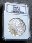 1880 S MORGAN SILVER DOLLAR ~ NGC MS66 ~ BRIGHT BEAUTY ~ OLD BROWN LABEL