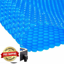 Frienda Winter 6x6 ft 16 Mil Square Hot Tub Pool Spa Solar Bubble Blanket Cover