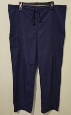 Lot of 3 Cherokee Scrub Pants Bottoms Only   Navy Blue   Size M   Good Condition