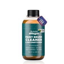 Bristle Magic Oil Paint Brush Cleaner and Restorer - Paintbrush Cleaner for A...