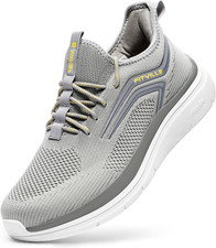 Men'S Wide Walking Shoes Athletic Sneakers Lightweight Workout Slip-On Shoes for