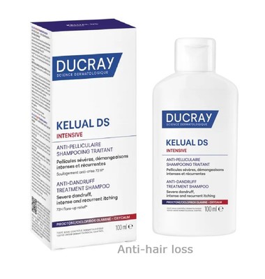 Ducray Kelual DS Anti-Pelliculaire/ hair loss Shampoo 3.3oz / 100ml EXP 06/2028