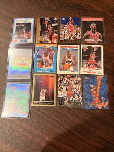 Michael Jordan Lot Of 12 Cards