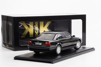 KK-SCALE Escala 1:18 kk BMW 740i E38 Serie 1 1994 negro metálico Diecast KKDC180366