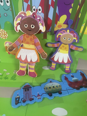 Im Nachtgarten Ninky Nonk & Upsy Daisy 3 Plastikpuzzle selten Magazin Spielzeug