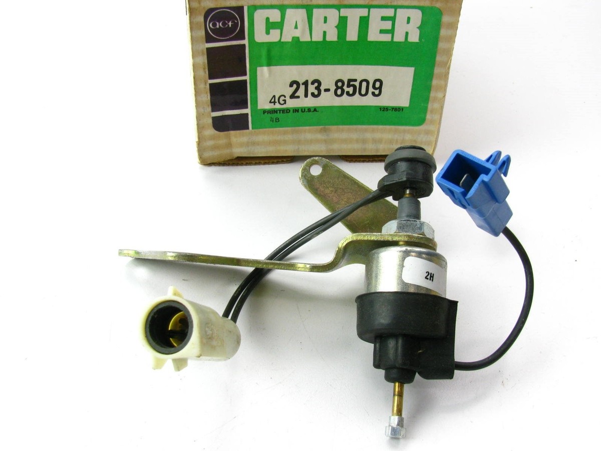 NOS Carter 213-8509 1-BBL Carburetor Idle Stop Solenoid 1983 Ford