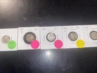 5 B.U. Silver Mercury Dimes 90% Silver Lot of 5 Mixed Dates and Mint Marks