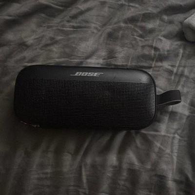 Bose SoundLink Flex Portable Bluetooth Speaker, Black, Rectangular