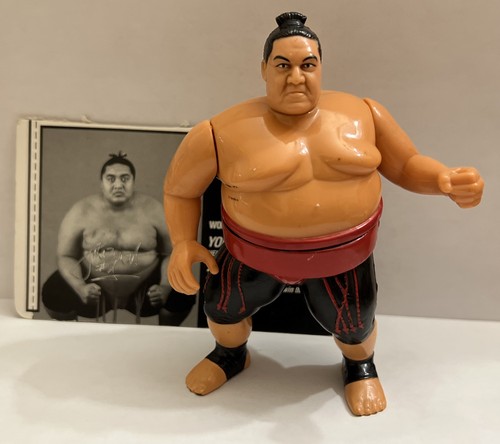 Hasbro WWF Yokozuna Wrestling Action Figure 1993 W...