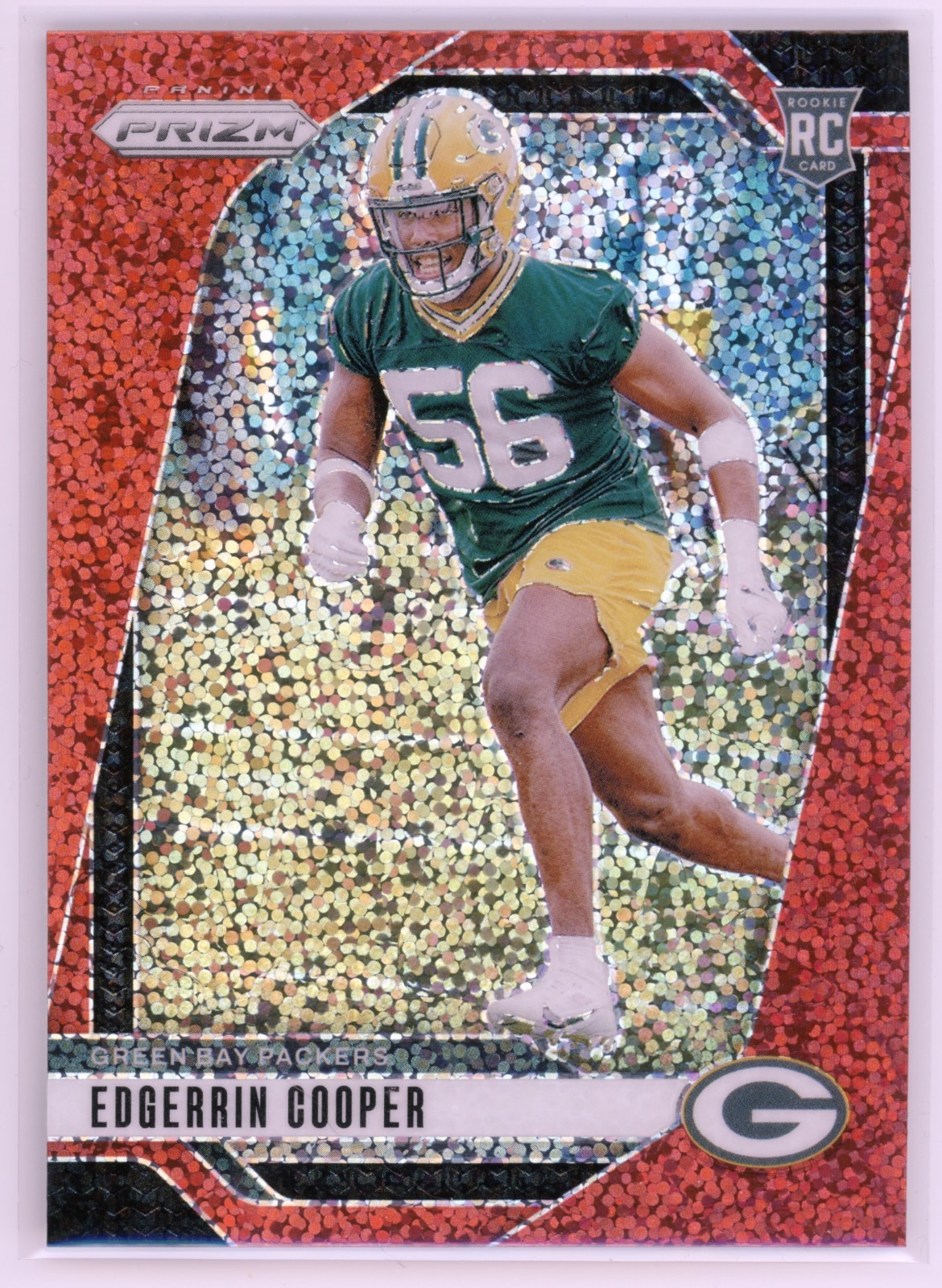 2024 Panini Prizm Edgerrin Cooper Red Sparkle SP RC #331 Packers
