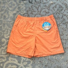 Columbia PFG Boys Backcast Omni-shade Shorts Orange XL