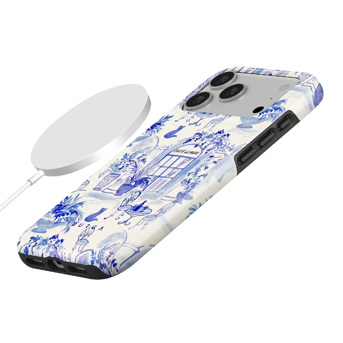 Eviter les rayures sur table avec la coque iPhone 17 Pro Burga double couche - 3