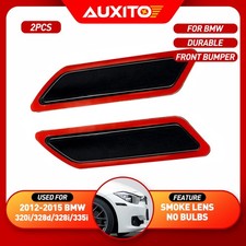 For 320i 2012-2015 BMW 328d 335i 328i Side Smoke Marker Front Bumper Reflector