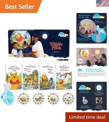 Storytime Mini Projector with 4 Winnie The Pooh Stories for Magical Reading
