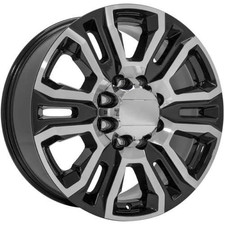 Performance Replicas Pr207 20x8.5 8x180 Et47 Gloss Blackmach Face Qty Of 1