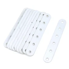 10pcs Iron Straight Brace Flat Brackets Furniture Mending Plate Connector Bracke