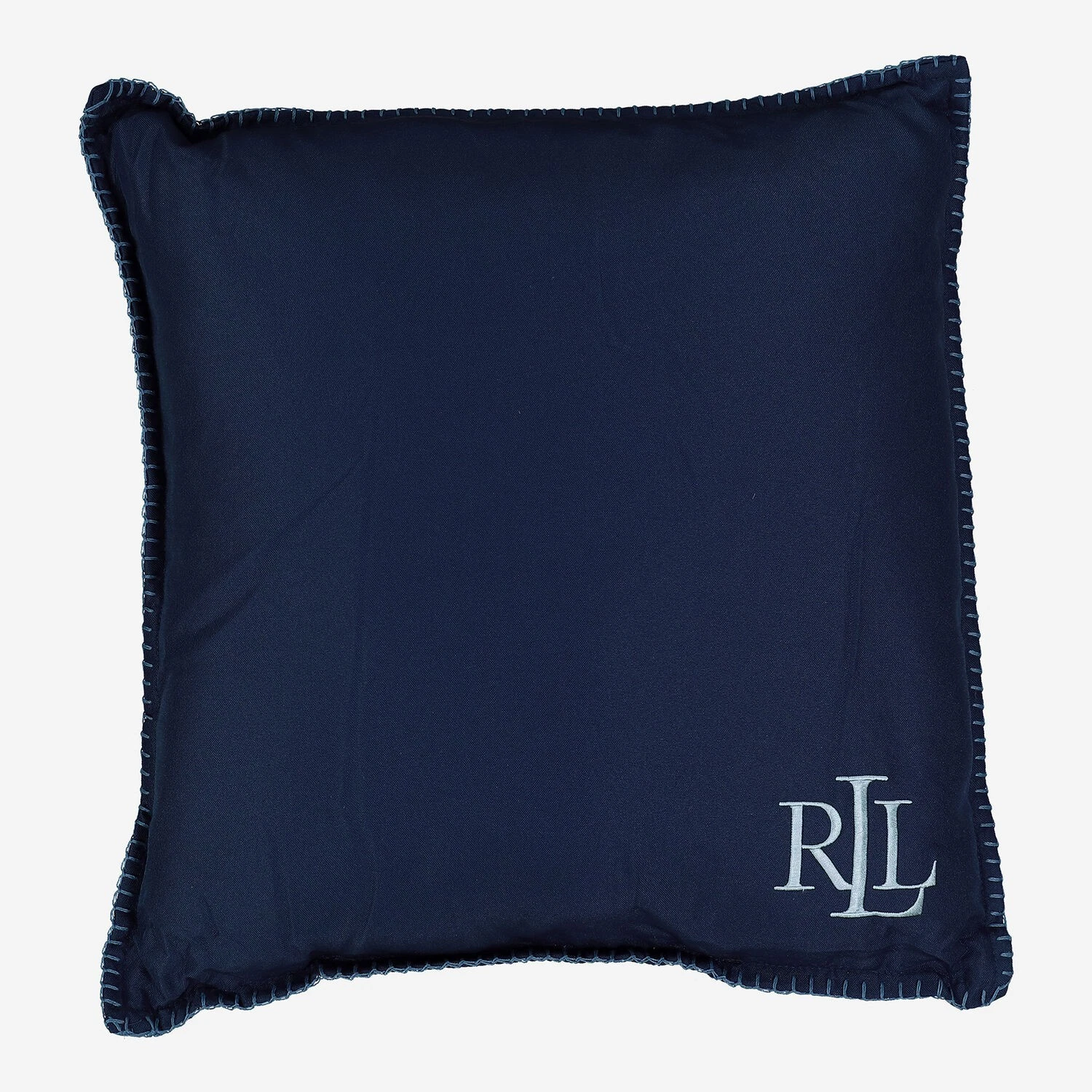 Lauren Ralph Lauren Blue Eden Whipstitch Indoor/Outdoor Cushion 50x50cm