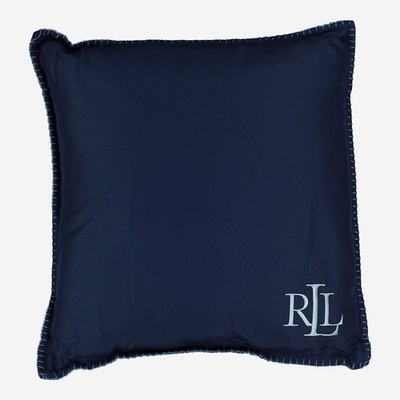 Lauren Ralph Lauren Kissen blau Eden Whipstitch Indoor/Outdoor 50 x 50 cm