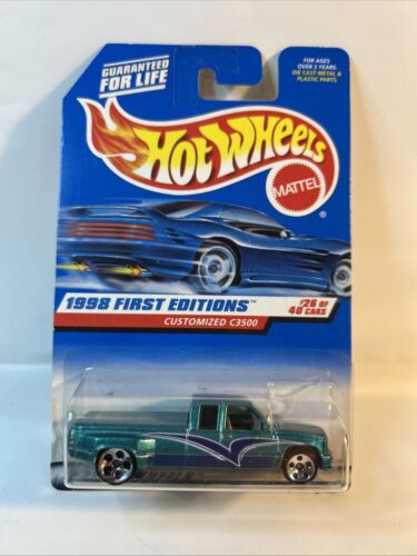 Hot Wheels 1998 First Editions Chevrolet Customized C3500 Diecast Truck 663
