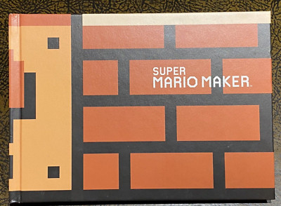 Super Mario Maker (Nintendo Wii) hardback ART BOOK-fab gift for a Mario fan