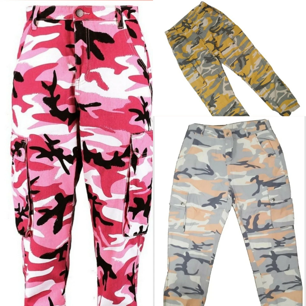 Bright camo hotsell trousers