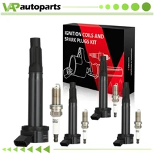 4 For 11 12 13 2014 2015 2016 Scion tC 2.5L L4 Ignition Coil & Spark Plug