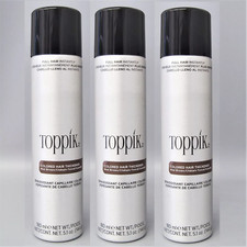 3 Pack - Toppik Colored Hair Thickener Spray 5.1 oz -Medium Brown